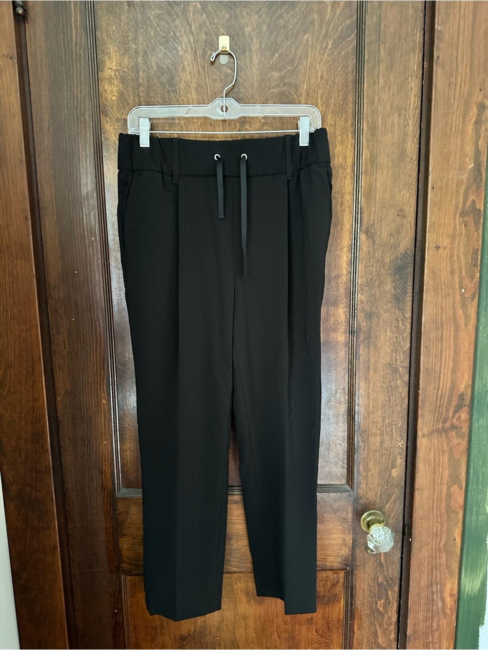 NWT ATM Women’s Black Drawstring Dress Pants
